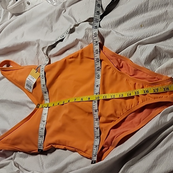 NWT So alluring Salmon tummy control slimming adjustable strap swim bathing suit - Picture 3 of 13